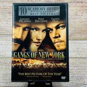 Gangs‎ of New York [2002 DVD] Leonardo DiCaprio Daniel Day-Lewis Cameron Diaz